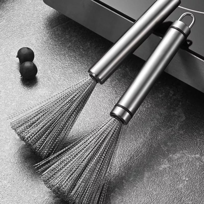 Stainless Steel Kitchen Scrubbing Brush – Deep Cleaning for Sinks & Tableware