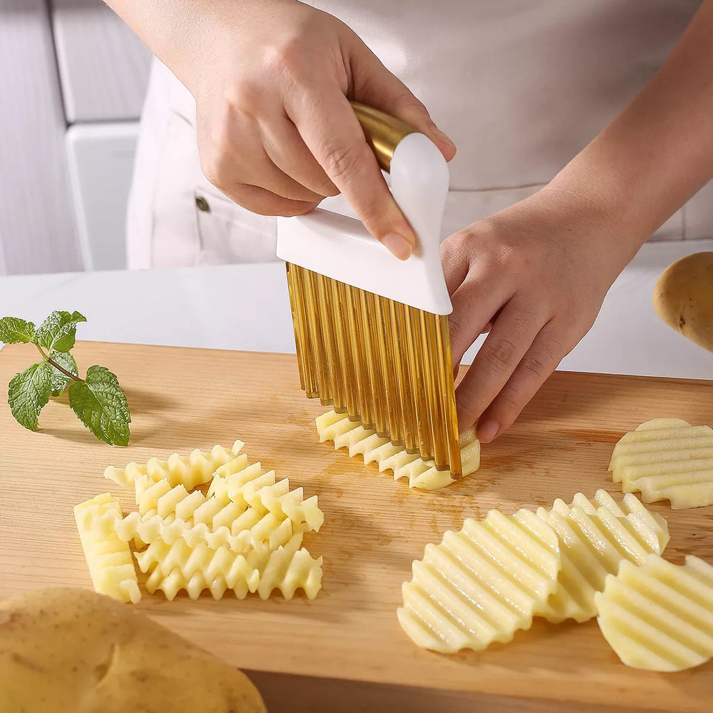 Stainless Steel Wavy Potato Cutter