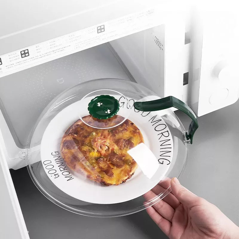 Microwave-Safe Anti-Splash Food Cover with Oil and Mosquito Protection
