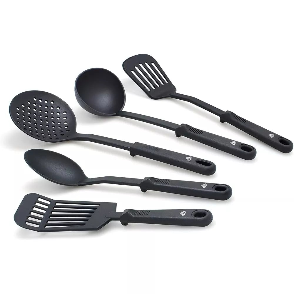 5-Piece Flexible Nylon Utensil Set – Dishwasher Safe Cooking Tools