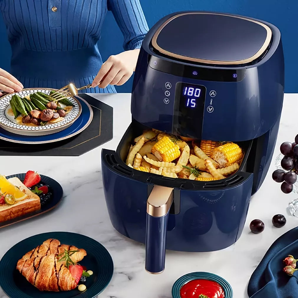 6.5L Smart LCD Fully Automatic Air Fryer – Touch Control, Multi-functional Cooking Companion