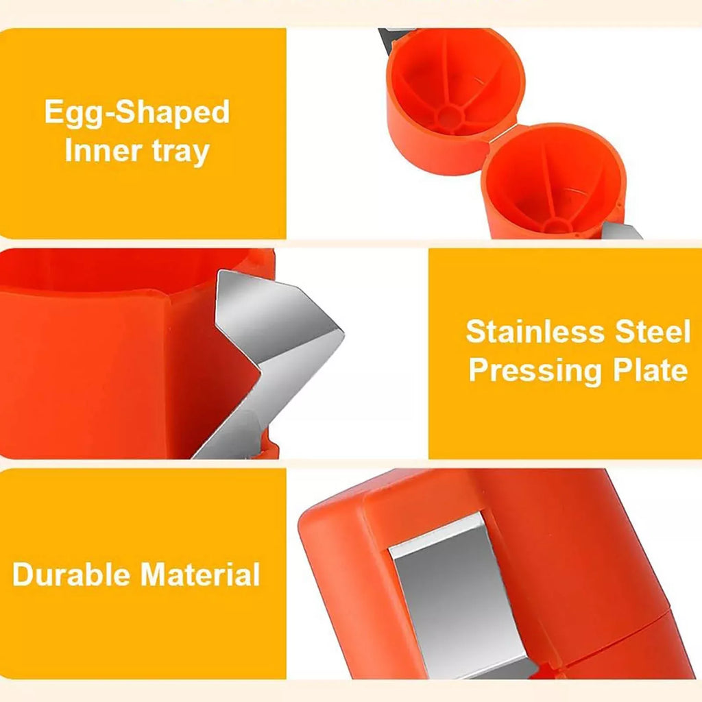 Stainless Steel Eggshell Cutter & Yolk Separator