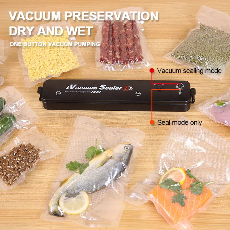 Electric Food Vacuum Sealer Machine with 10 Bags