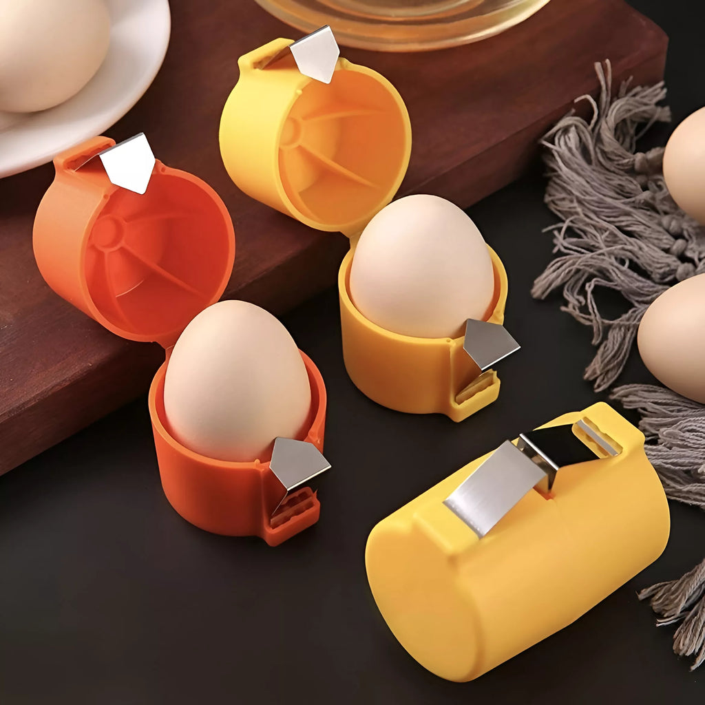 Stainless Steel Eggshell Cutter & Yolk Separator