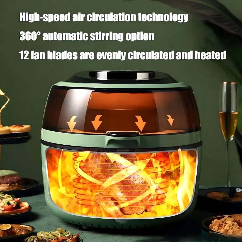 Revolutionary 6.5L High-Capacity Smoke-Free Air Fryer: Healthier Cooking at Your Fingertips