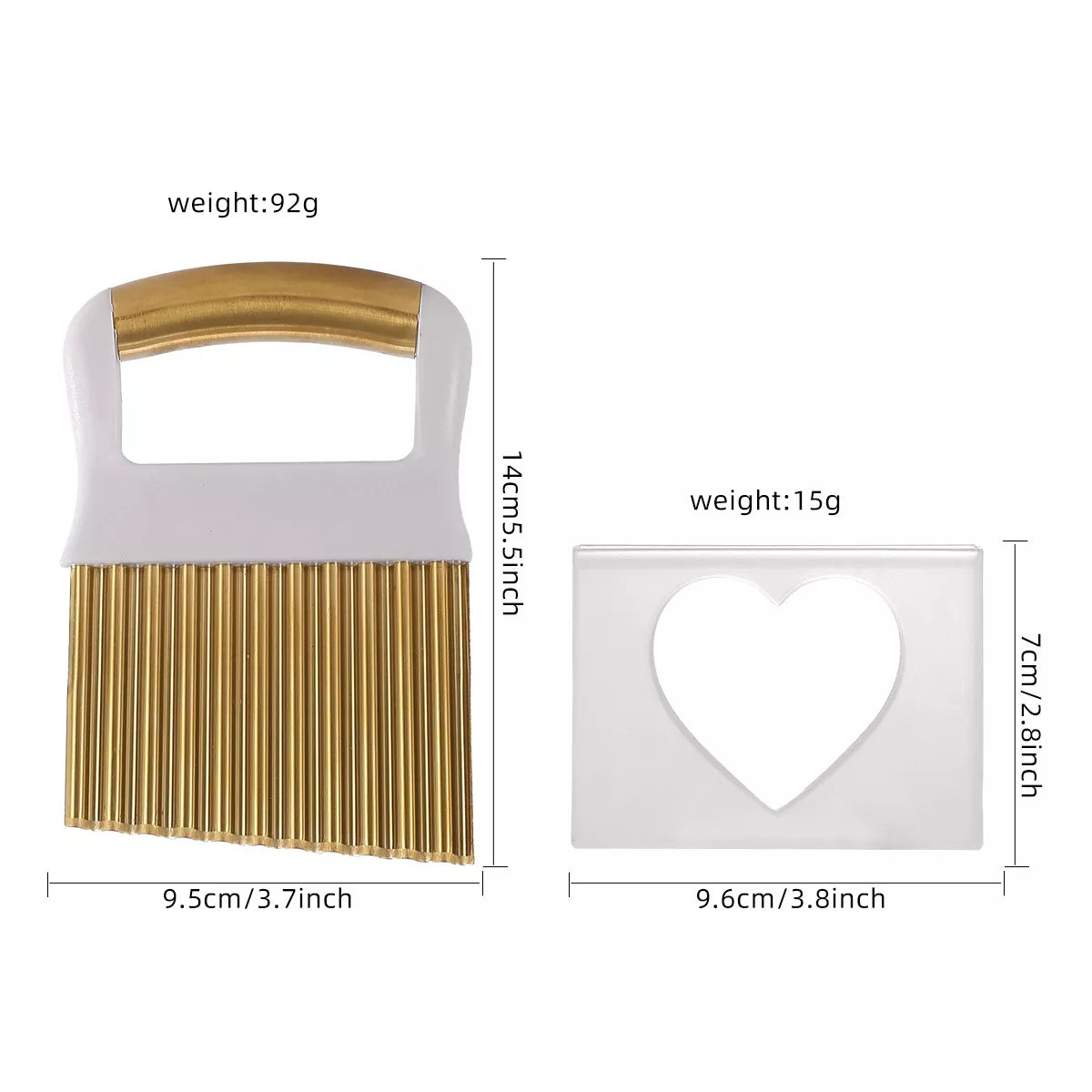 Stainless Steel Wavy Potato Cutter