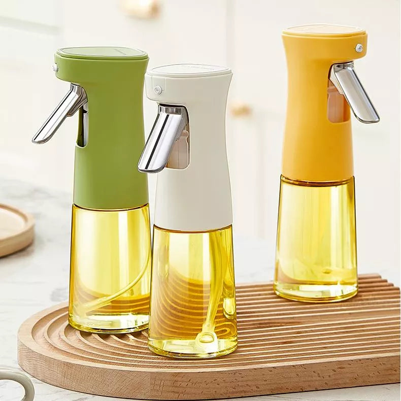 Glass Oil Spray Bottle for Cooking – 200ml Olive Oil Dispenser for Kitchen & BBQ