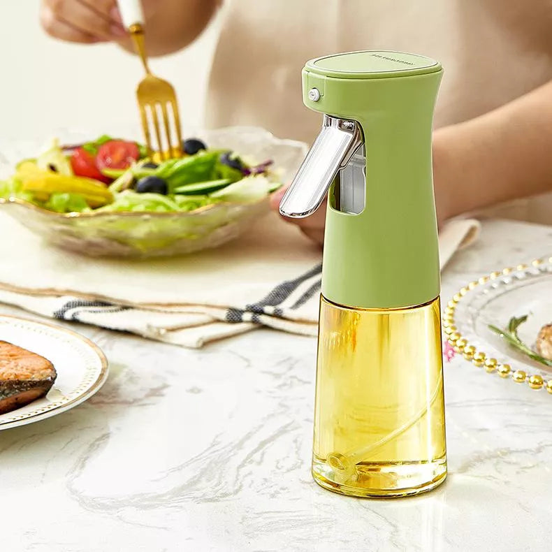 Glass Oil Spray Bottle for Cooking – 200ml Olive Oil Dispenser for Kitchen & BBQ
